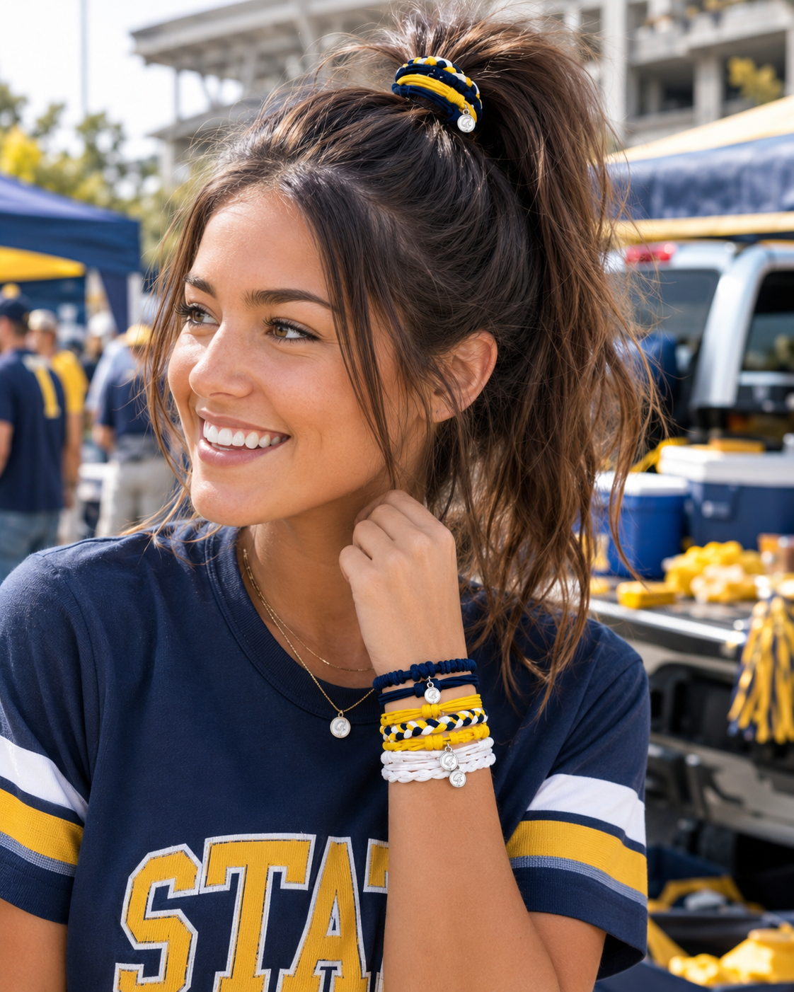 Team Spirit: Navy, Yellow, White Buy 1 Get 1 50% OFF
